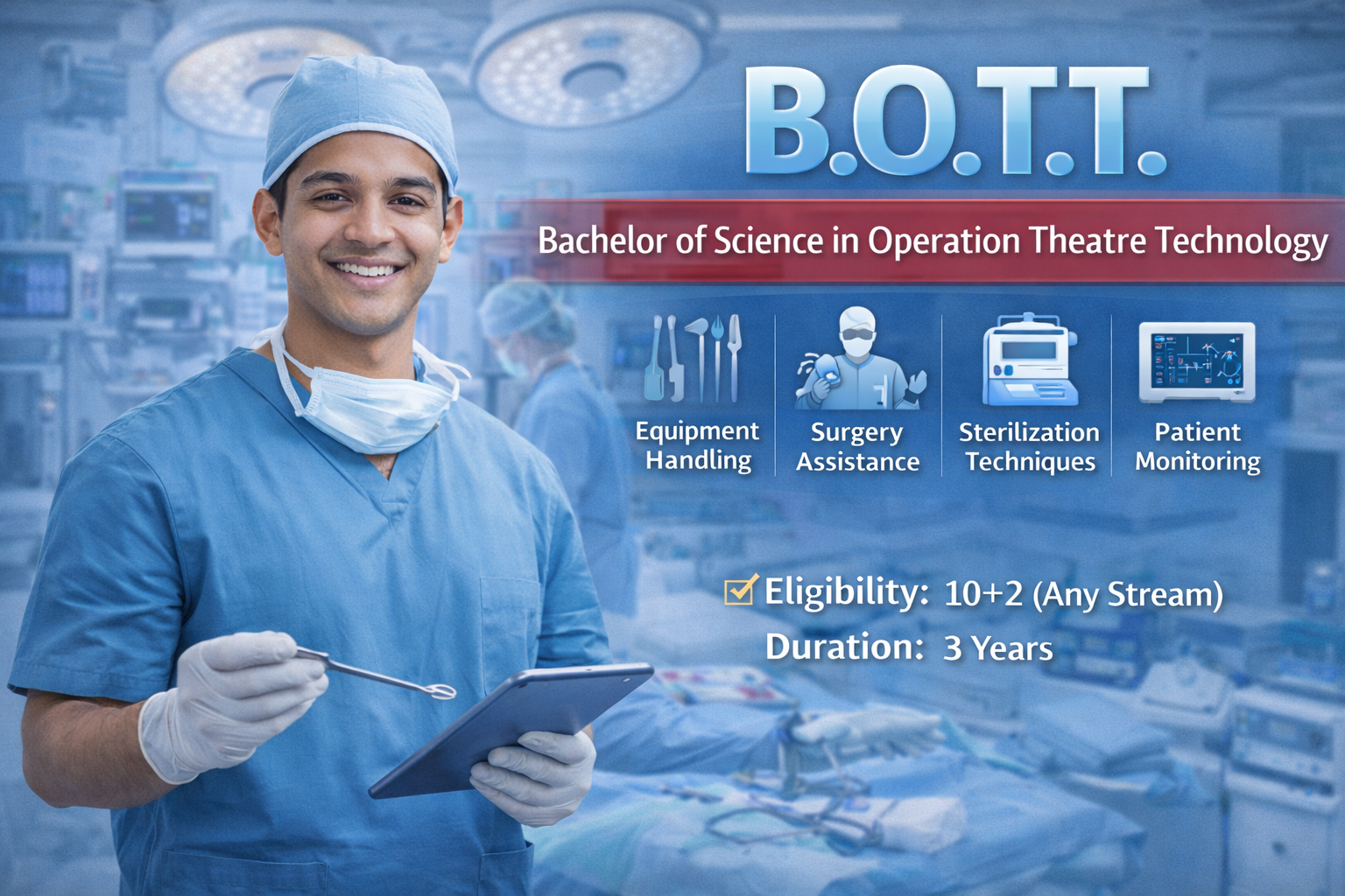 B.O.T.T. (Bachelor of Science in Operation Theatre Technology)